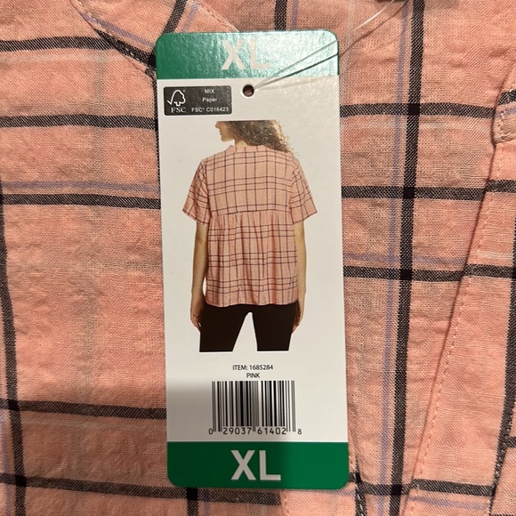 NWT Gloria Vanderbilt Ladies' Seersucker Popover XL - Picture 3 of 10